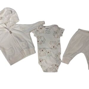 Carter's Cream Baby Outfit Set